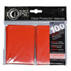 Ultra Pro - Eclipse Red Pro-Matte Standard Sleeves 80Ct